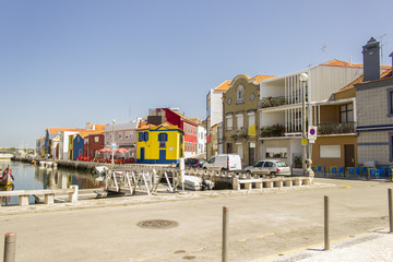 Fototapeta na wymiar Miejski widok Aveiro - Portugalia