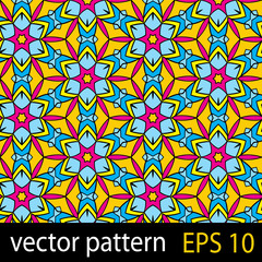 Abstract colorful pattern with geometric elements