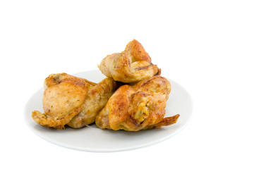 Chiken grill. Isolated.