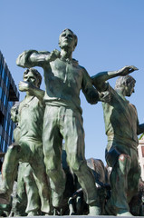 Obraz premium Monumento a los Encierros, Pamplona (España)