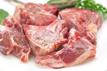 Fototapeta premium Lamb chops - Braciole di agnello