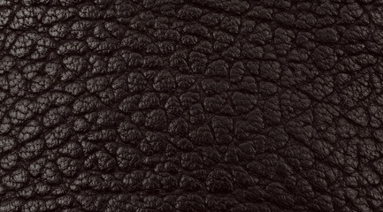 Black leather texture closeup detailed background. - 47800903
