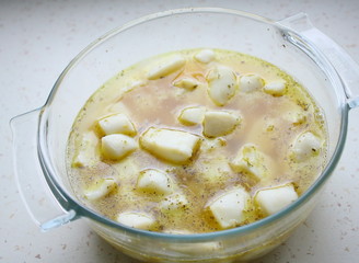 blanc de seiche cuisiné