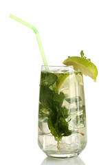 Mojito isolated on white