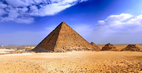 Papier Peint photo Egypte Great Pyramid of Giza. Egypt