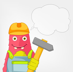 Funny Monster. Contractor.