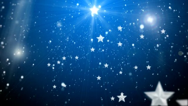Star and snowflake and flashes background 3