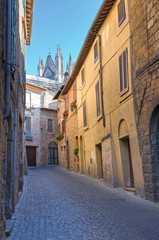 Obraz premium Alleyway. Orvieto. Umbria. Italy.