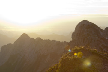 Morgenstimmung am Gipfel