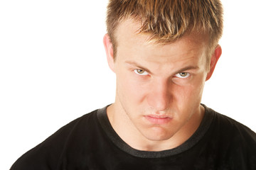 Obraz premium Angry Blond Man