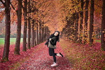 Fototapeta premium herbstpark