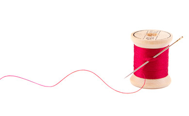 Sewing thread and needle
