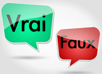 Bulles Vrai Faux