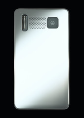 Rear view of smart phone: camera and flash