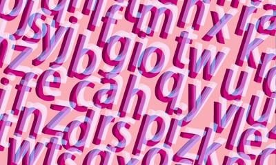 Alphabet  background