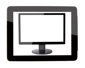 LCD monitor in tablet 