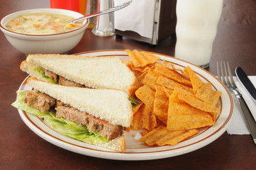 Meatloaf sandwich