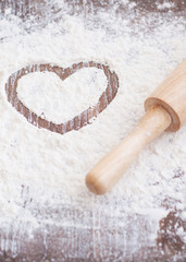 flour heart