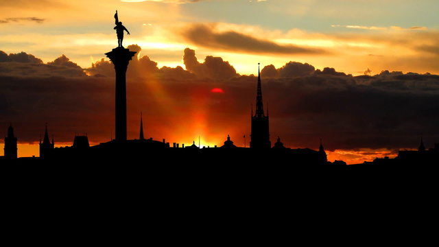 Sweden Stockholm sunrise
