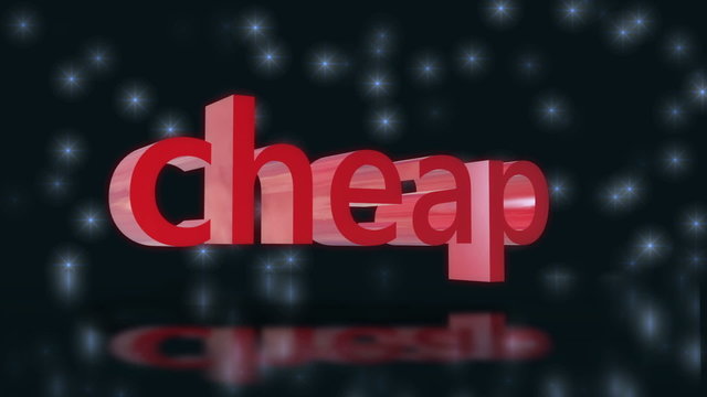 expensive - cheap