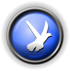 Glass dove icon