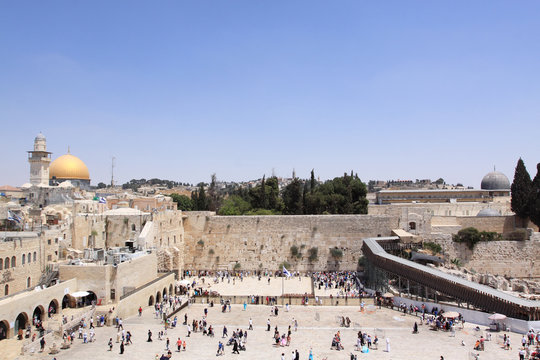The Temple Mount in Jerusalem, including the Western Wall