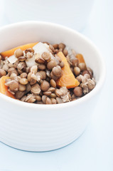lentil in bowl