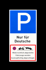 hinweisschild