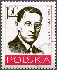 POLAND - 1978: shows Julian Lenski (1889-1937)