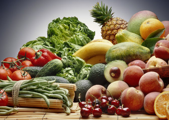 fresh fruits and vegetables