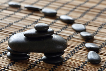 Fototapeta na wymiar Zen pebbles
