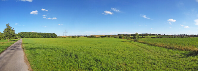 Fototapeta na wymiar panoramic view of famrland