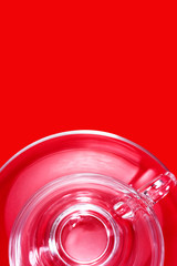Empty tea cup