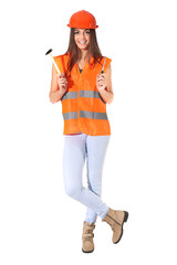 Bayan İnşaat İşçisi