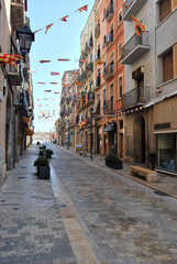 Fototapeta na wymiar Rue de Catalogne