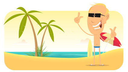 Summer Beach Vacations Banner