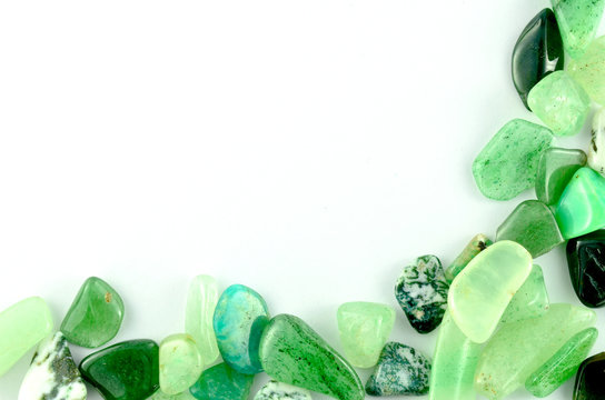 Green Stones Isolated