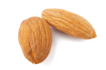 Almonds isolated