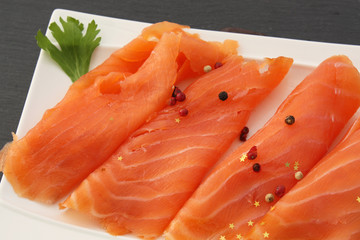 Saumon fumé sauvage de Norvège