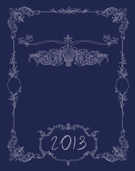 2013 new year background