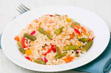 rice with vegetables