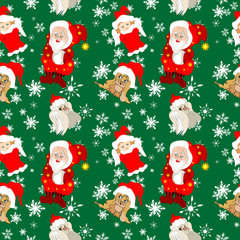Christmas seamless pattern