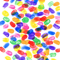 Fototapeta na wymiar Close up colorful fingerprint