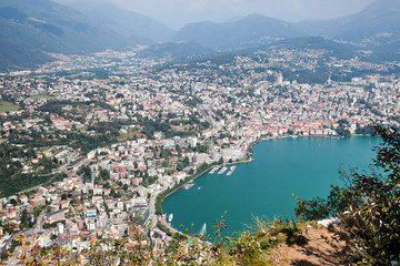 Lugano, Blick vom Monte San Salvatore