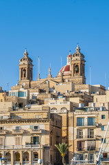 Fototapeta na wymiar Bazylika Senglea na Malcie.