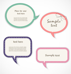 Speech bubbles