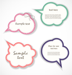 Speech bubbles