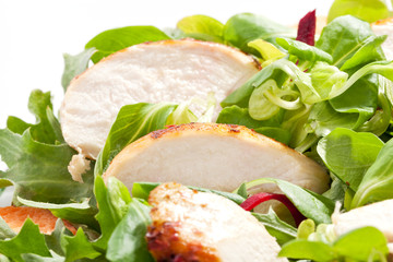 Fresh salad background.