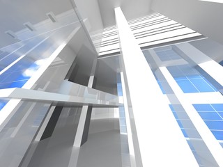  3d Abstract Architecture Background
