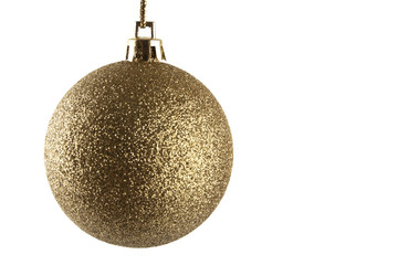 Golden Christmas Ball